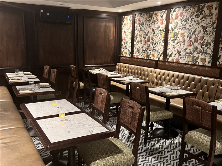 dining room at back